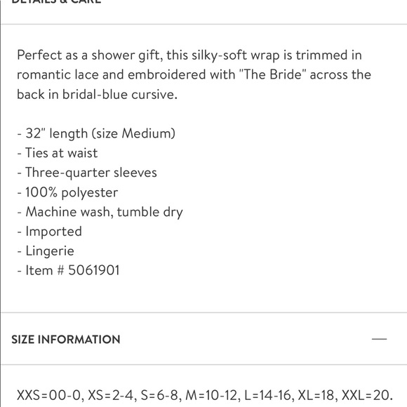 In Bloom Bridal Robe - Picture 5 of 6